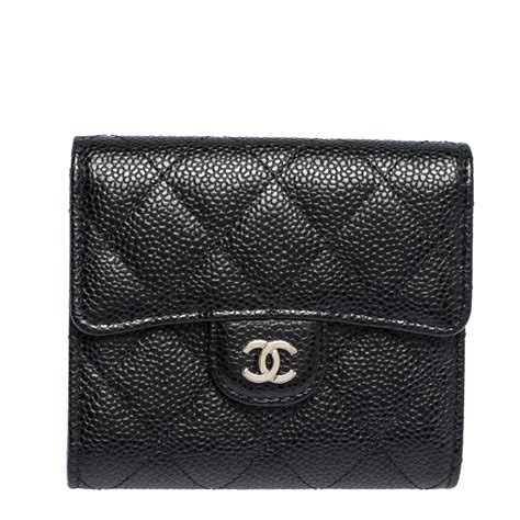 tri fold wallet chanel